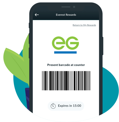 EG Barcode image on app