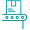 Image of a parcel on a conveyor to indicate Sherpa's Scan & Sort feature