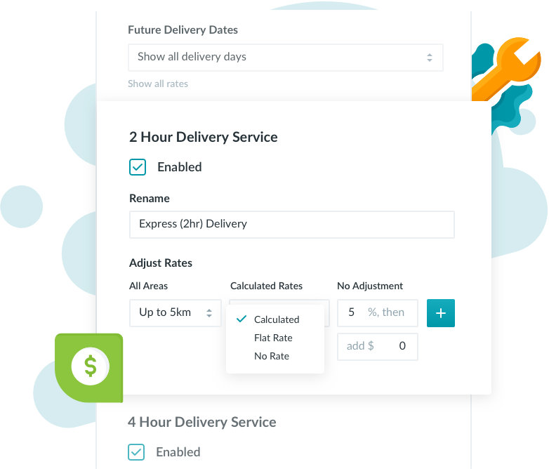 Shopify integration with Sherpa for 2 hour express courier delivery options